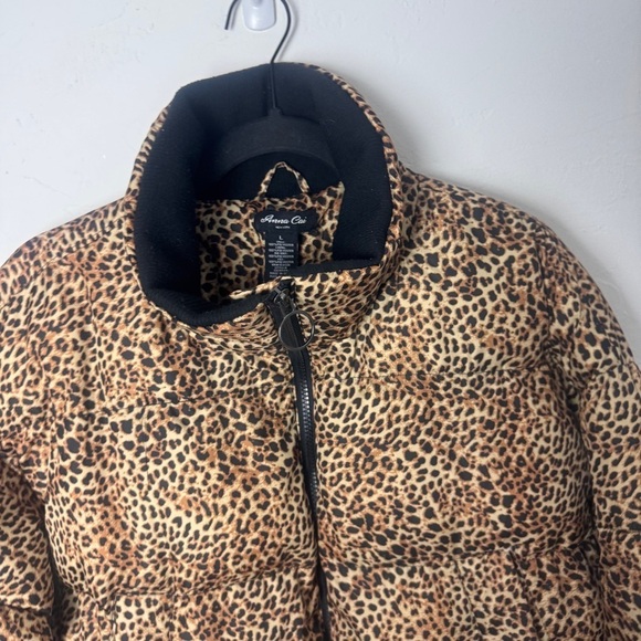 Anna Cai New York Puffer leopard print jacket - Picture 5 of 10
